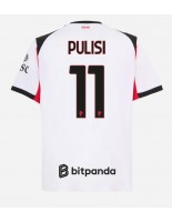 AC Milan Christian Pulisic #11 Venkovní Dres 2025-26 Krátký Rukáv
